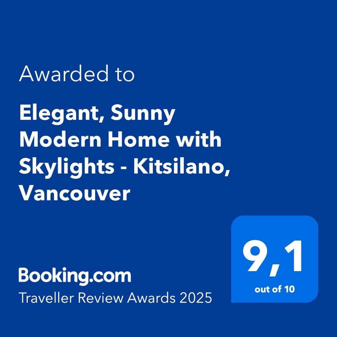 Elegant, Sunny Modern Home With Skylights - Kitsilano, וונקובר מראה חיצוני תמונה